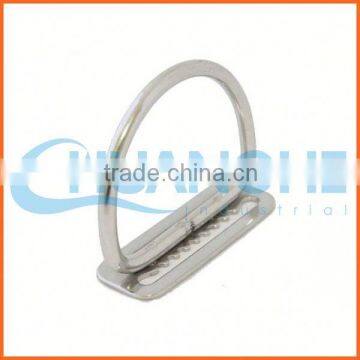 China supplier nickel color small metal d ring