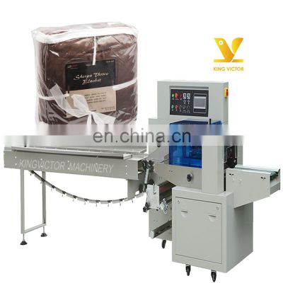 Factory price blanket flexible pillow type packaging machine automatic designed