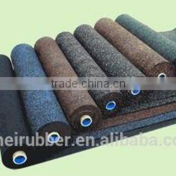 gym rubber mat/ rubber rolls/ sports rubber floor(EPDM star light series)