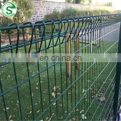 BRC rolled top and bottom beam welded wire mesh road garden fence