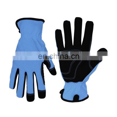 HANDLANDY Foam Padded Palm Touch Screen Car Mechanic Gloves Woodwork Hand Gloves Gardening
