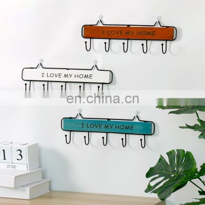 latest hot sale wooden sweet home mail and key holder for wall
