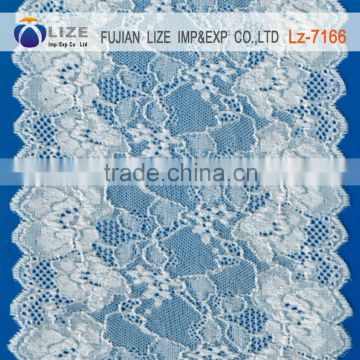 Machine Knitting Nylon Spandex Elastic Lingerie Lace For Underwear LZ-7166