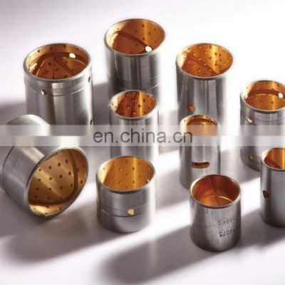 Factory Supply Steel Backing Alloy Material Sintered Composite Bearing Bushing Sleeve for Engine Main Shaft