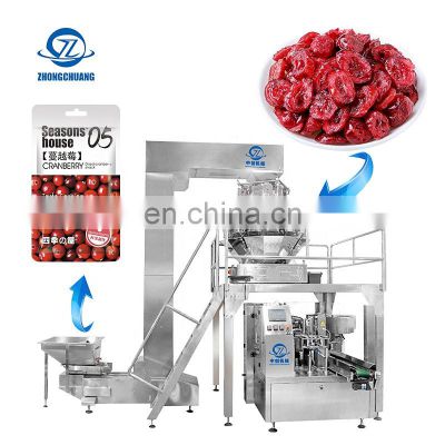 Multihead Weigher Automatic Packaging Sealing Stand Up Pouch Nuts Grain Coffee Beans Other Snack Doypack Packing Machine