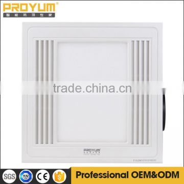 2015 new design of Ceiling mounted exhaust fan with LED panel white color
