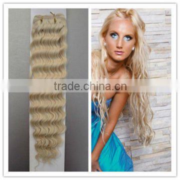 Hot Selling Deep Wave 100% Human Hair Weaving