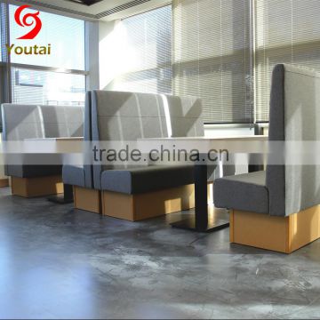 wholesale fabric restaurant booth sofa