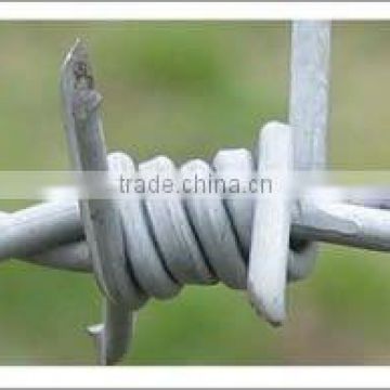barbed wire security fence