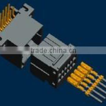 12 ways 2.5mm pitch PCB male and female horizontal mounted automotive connectors