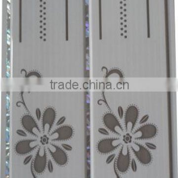 Printing,middle groove with silver line,pvc ceiling panel, for west africa G227