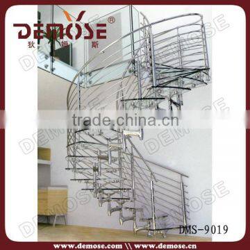 top ten selling tempered glass staircase with great price