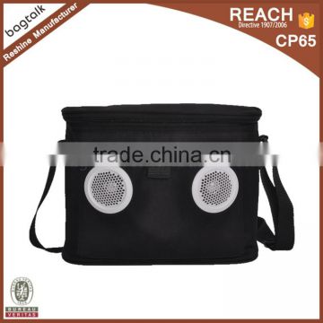 CP0707 Promotional Music Function Insulated Lunch Cooler Bag with Bluetooth Speaker