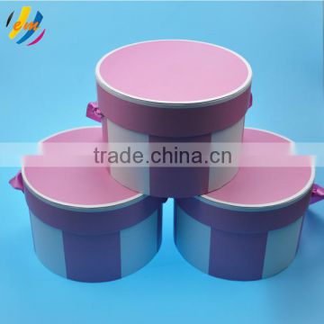 Custom round cardboard hat box wholesale