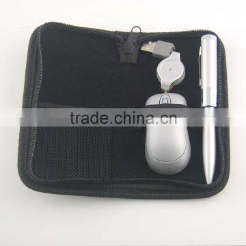 Portable Travel Gift Set Mouse and Pen drive For Laptop