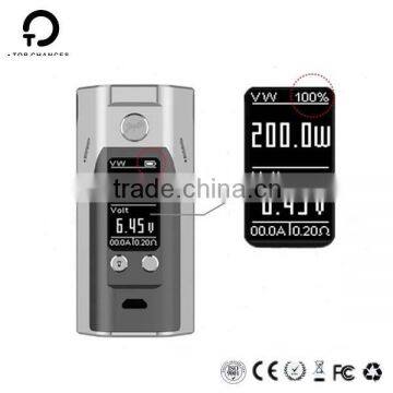 2016 New Coming! Original Wismec Reuleaux RX200S TC Mod , Wismec RX200S , New Wismec 200S TC BOX MOD for Wholesale