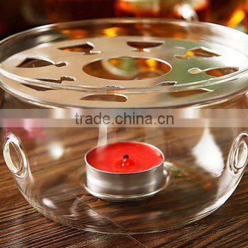 Wholesale Home Decoration Glass Candle Holder for pot