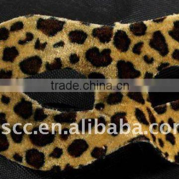 2011hot sell fashion Leopard grain party face mask for all ages