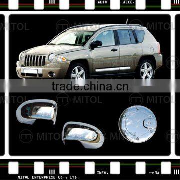 Chrome Side Mirror Cover For Jeep COMPASS, Auto Accessories