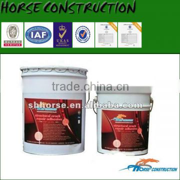 Concrete crack repair adhesive with high thixotropic agents