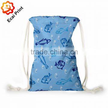 latest design high quality custom made sublimated drawstring bag