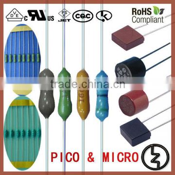 Miniature fuse/axail lead fuse pico fuse