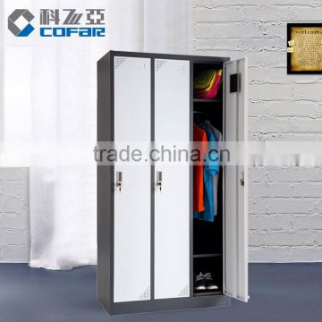 Luoyang Kefeiya Furniture Office 3 Door Steel Wardrobe