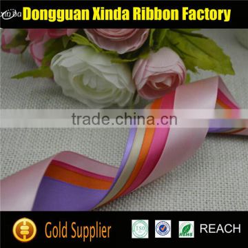 Wholesale Colorful Custom Polyester Stretch Satin Ribbon