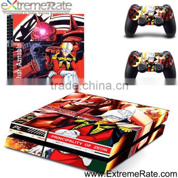 Char Aznable Decal Stickers Controller For PS4 Console Skins Anime Vinyl Skins Case