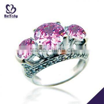 China supplier 925 silver jewelry wholesale beautiful cz diamond ring