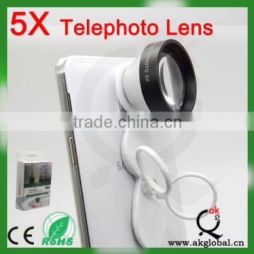 Universal Bracelet 5X Fixed focus super telephoto lens for most Mobile phone