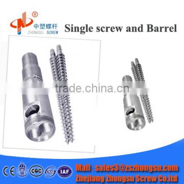 Type 92/188 extruder conical twin screw barrel WPVC profile production line