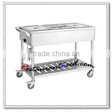 C236 Stainless Steel Movable Electric Bain Marie Food Warmer