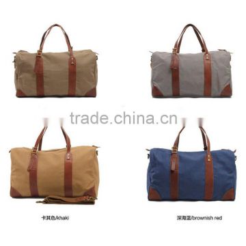 Waterproof Canvas Medium Durable Travel Duffel Bag Organizer Capacity Travelling Bag