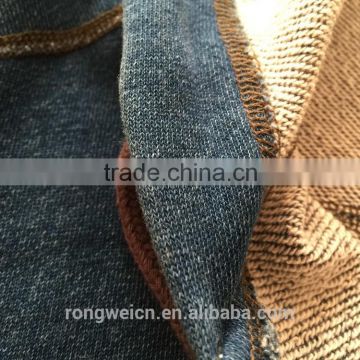 ROPE DYE Cotton knitted denim for T-shirts