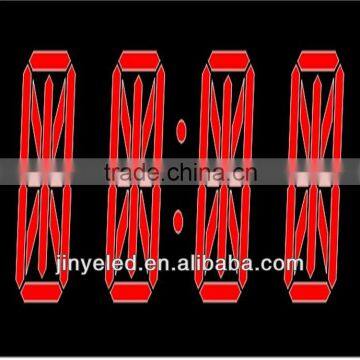 varies size re color 4 digits 14 segment led display