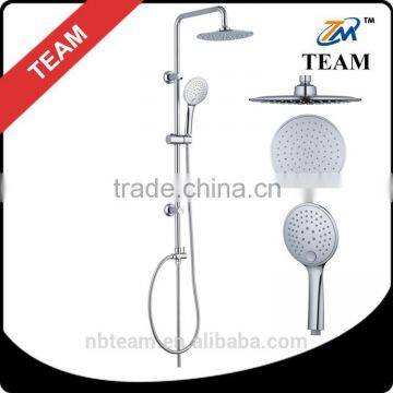 TM-1113 ABS chrome plastic bathroom rain shower head bath cheap shower set