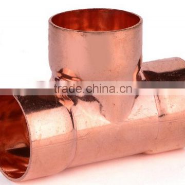 copper 3 way tee for welding
