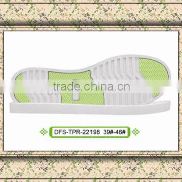 2015 china online shopping shoes outsole tpr material