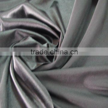 nylon spandex fabric shinny plain dyed satin fabric