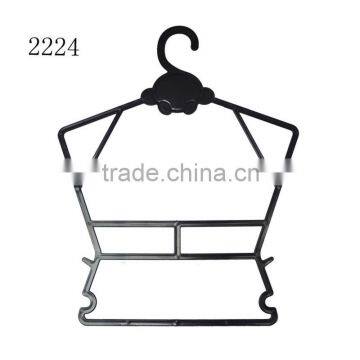 Custom body plastic children clothes hangers