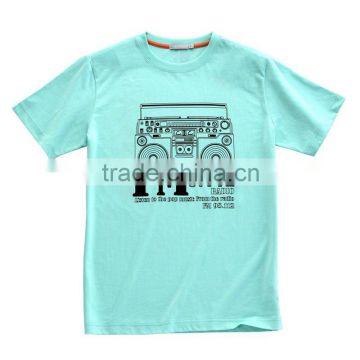 Mens Cotton Short Sleeve Silkscreen Print T-Shirt