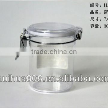 Transparent Round Acrylic Canisters Manufacture
