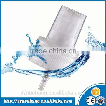 2017 china hot sell fine mist sprayer pump with clear cover