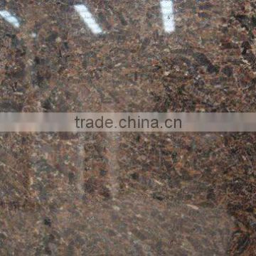 Top polished coffee brown granite countertop