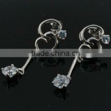 long silver925 earrings