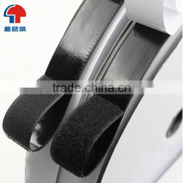 Hot sell 25mm wide nylon adhesive hook and loop fastener for different application