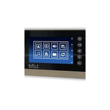 7 Inch HD Color LCD Screen 4 Wire Handsfree Villa Video Door Phone With Photo Recording, Call Transfer, Intercom Between At Most 4 Monitors C72M