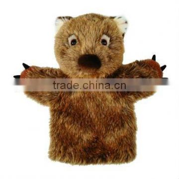 wombat hand puppet toy