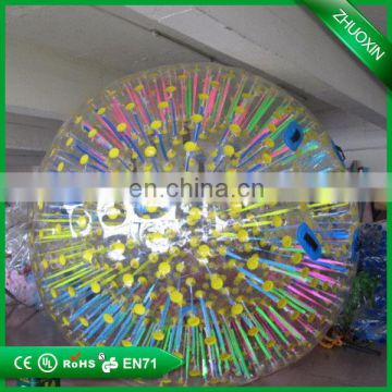 adult and child durable shiny zorb ball